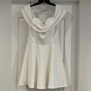 Miss Selfridge white off the shoulder dress